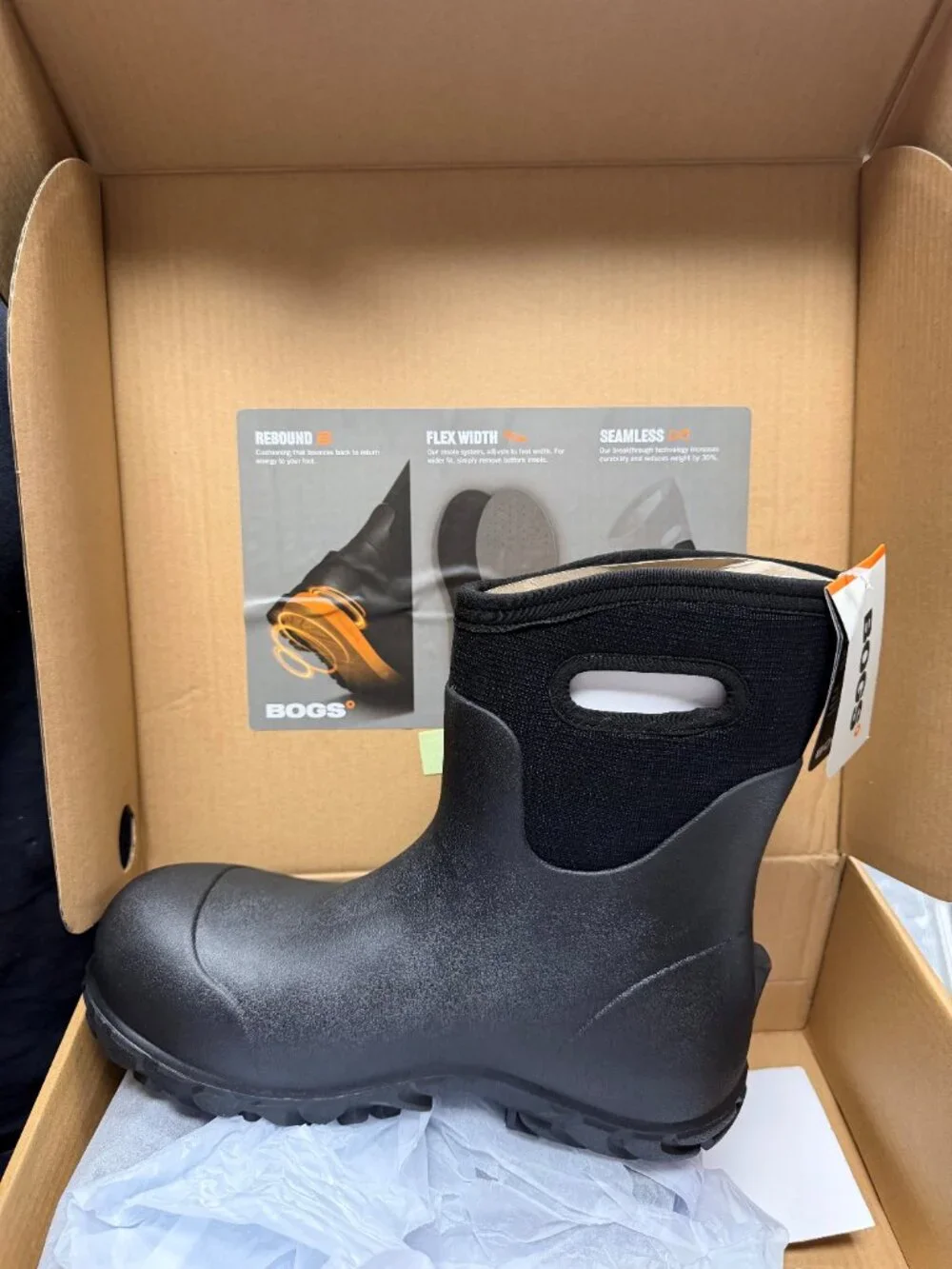 M Workman MidCt Blak Noir Men’s Shoes – Size 10